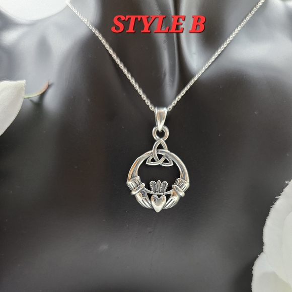 CLADDAGH NECKLACE - Picture 12 of 13